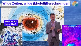 Wilde Zeiten wilde Berechnungen quotSchnee12erquot Polarwirbel spannend Wettervorhersage 12201223 [upl. by Elreath]