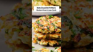 Delicious Keto Zucchini Fritters Recipe  LowCarb and GlutenFree  HealthTodaycom shortsrecipe [upl. by Leoy]