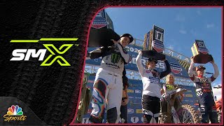 Haiden Deegan goes 11 in Pro Motocross 250 at Fox Raceway  Motorsports on NBC [upl. by Yhpos]