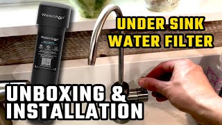 UNBOXING and Install  Waterdrop Under Sink Water Filtration System [upl. by Symon]