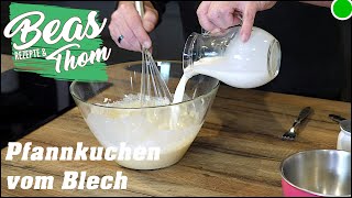 Pfannkuchen vom Blech Rezept 👍 [upl. by Carlynne]