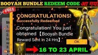 FREE FIRE REDEEM CODE TODAY 23 APRIL REDEEM CODE FREE FIRE  FF REDEEM CODE TODAY 23 APRIL [upl. by Mccullough]