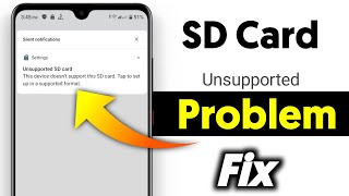 How to fix Unsupported SD Card  Unsupported SD Card ko Format Kaise Kare [upl. by Carey]