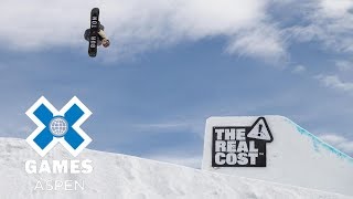 Darcy Sharpe wins Men’s Snowboard Slopestyle silver  X Games Aspen 2018 [upl. by Yesteb145]