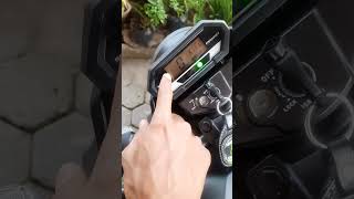 CARA RESET KILOMETER SPEEDOMETER SETELAH GANTI OLI DI HONDA CB VERZA honda cb150verza motorsport [upl. by Lali]