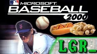 LGR  Microsoft Baseball 2000  PC Game Review [upl. by Ettezil]