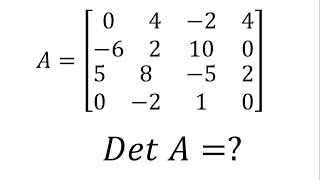 Determinante de una matriz 4x4 [upl. by Aik]