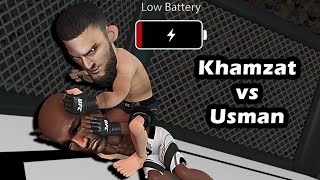 Khamzat defeats Usman to fight Strickland next [upl. by Atinra]