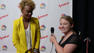 Team Alicia Interview  Vanessa Ferguson at The Voice [upl. by Bluefarb]