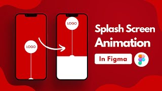 splash screen animation in figma  easy tutorial  animation shorts figma figmadesign viral [upl. by Doloritas]