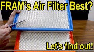 Which Car Air Filter is Best Lets find out Fram KampN Wix Purolator amp AC Delco showdown [upl. by Gabriell]