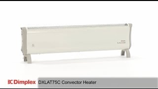 Dimplex Latitude Electric Convector Heater 750W [upl. by Luke953]