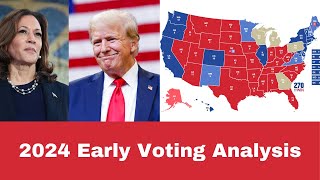 2024 Election Early Voting Data Analysis October 29 2024 [upl. by Saber]