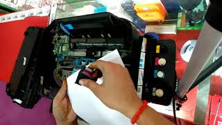 My HP printer printhead problem yellow colour gem I am repair [upl. by Olenolin193]