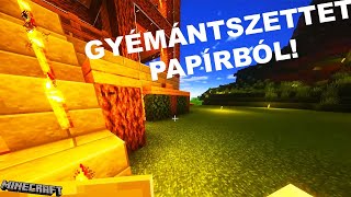 GYÉMÁNTSZETTET PAPÍRBÓL  Minecraft  E017 [upl. by Skees251]