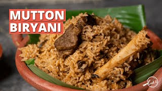 Mutton Biryani Recipe  Traditional Seeraga Samba Mutton Biryani  Easy Mutton Biryani  Cookd [upl. by Ilahsiav413]