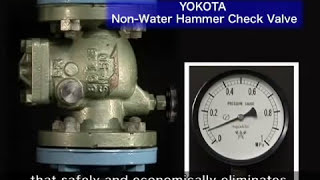 No water hammer and no noise NonWater Hammer Check Valve [upl. by Kacerek]