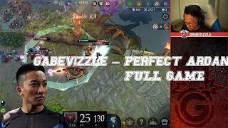 VAINGLORY FULL GAME VODS  GABEVIZZLE  PERFECT ARDAN ROAM  DOES HE DIE  GotD [upl. by Charo]