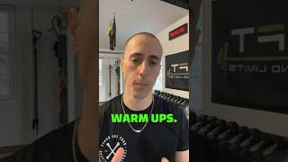 Make your strength training warm up efficient not a time consuming ordeal strengthtraining [upl. by Nnaerb]