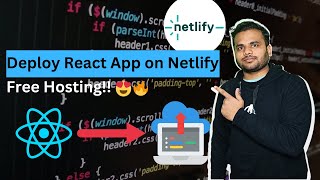 How to Deploy React website on Netlify for Free   Complete guide in Hindi🔥✅  spTheNerdEngineer [upl. by Obelia]