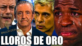 😂LOS MEJORES LLOROS DE LA CAVERNA😂 VINICIUS SIN BALÓN DE ORO LLOROS ÉPICOS DURANTE GALA ¡INCREÍBLE [upl. by Barnaby668]