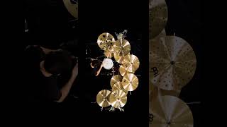 Meinl Cymbals 20quot Crashes  Pure Alloy Pure Alloy Custom Byzance Traditional series shorts drums [upl. by Aissatsan8]