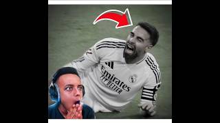 Dani carvajal injury sad 😔 danicarvajal realmadrid sports shorts football gift shortvideo v [upl. by Eimmas]