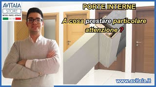 PORTE INTERNE  I dettagli che devi sapere per evitare errori❗ [upl. by Rusty]