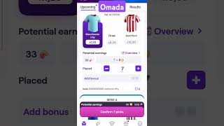 Omada predictions shorts football [upl. by Dammahum434]