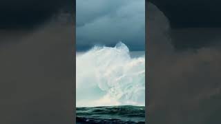 Massive Wave Catches Up to Cargo Ship What Happens Next scaryocean roughseas ocean [upl. by Kcire]