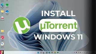 How to Download and Install uTorrent in Windows 1011 [upl. by Olfe]