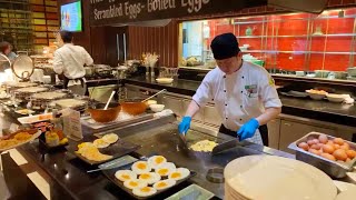 Bangkok Thailand Holiday Inn Silom Buffet Breakfast [upl. by Ralat]