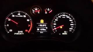 Audi A3 8P 18tfsi stage 2 acceleration 0100 [upl. by Vig729]