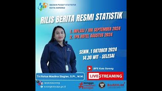 Rilis Berita Resmi Statistik Inflasi September 2024 dan Tingkat Penghunian Kamar Hotel Agustus 2024 [upl. by Garnes]