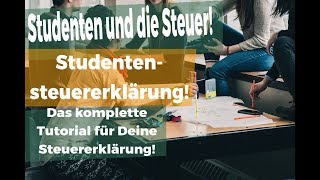 Howto Studentensteuererklärung in 30 Minuten zum Verlustvortrag [upl. by Alledi836]