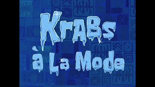 Krabs à la Mode Soundtrack [upl. by Bilat]