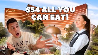 54 Butler Style All You Can Eat Brunch at Wynn Las Vegas La Cave [upl. by Maggee160]