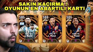 HİLELİ GİBİ 105 MESSİ KARTI  MESSİ BU ADAM NEYİN NESİ EFOOTBALL 2024 TOP AÇILIMI [upl. by Siocnarf]