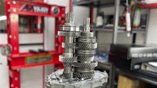 Paul’s GTR transmission forging with Linney gears amp Dodson mods [upl. by Idonah622]