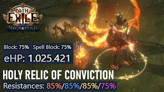 Super Summon Holy Relic Necromancer Build 324 POE [upl. by Vickie]