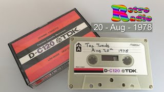 BBC Radio 1  Top 20 20Aug1978 almost FULL SHOW [upl. by Adnoluy]