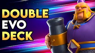 This Is The Current BEST DOUBLE EVO Royal Giant Deck In Clash Royale [upl. by Martguerita]