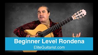 EliteGuitaristcom  Rondena Flamenco Guitar Lesson for Beginners taught by Ricardo Marlow [upl. by Micco]