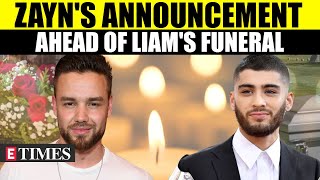 Zayn Malik Issues Statement Ahead Of Liam Paynes Funeral Announcement For Fans [upl. by Hoo983]