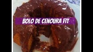 BOLO DE CENOURA INTEGRAL COM COBERTURA DE BRIGADEIRO FIT POR GISELLE CARLINI GIGIFITNESSCLUB [upl. by Hogen]