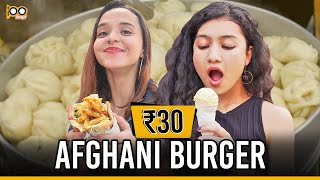 Street Food Under 100 Ultimate Food Race in Lajpat Nagar Market Ft Cherry Bomb  Cheap Eats [upl. by Let]