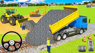 JCB Highway Construction Simulator 3D  Heavy Excavator Builder Road  Android Gameplay [upl. by Isabella]