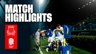 Italy U20 Men vs England U20 Men  Mens U20 Six Nations highlights [upl. by Anividul]