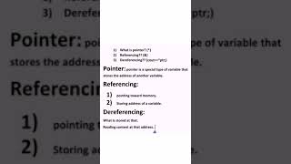 pointers in c  Referencing and Dereferencing part of pointers  oop [upl. by Bradford979]