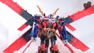 TRANSFORMERS DOTM YEAR OF THE DRAGON ASIAN EXCLUSIVE ULTIMATE OPTIMUS PRIME TOY REVIEW [upl. by Anelet]